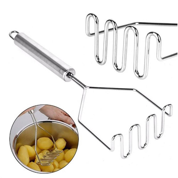 Quick & Easy Potato Masher – Smooth Puree Every Time Stainless Steel Perfect Lump-Free Smooth Results Instantly