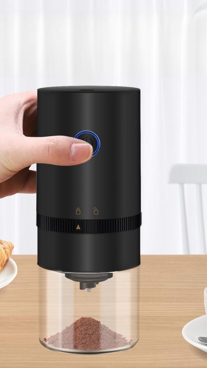 Denx Portable Electric Coffee Grinder Bean Grinder Machine for Home Use UAE KSA