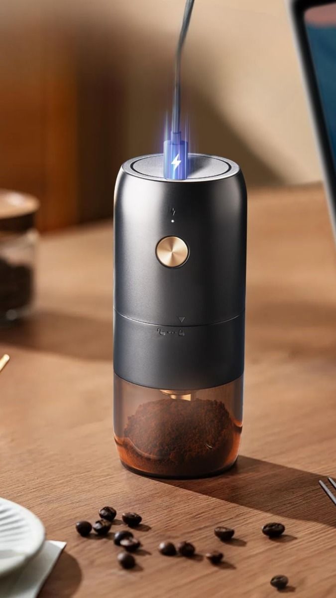 Denx Portable Electric Coffee Grinder Bean Grinder Machine for Home Use UAE KSA