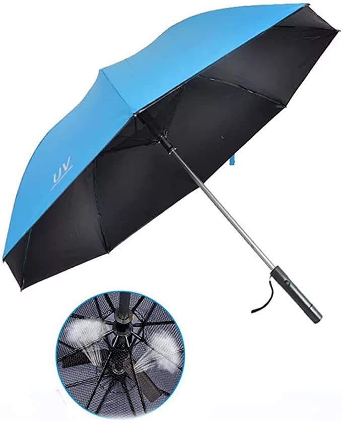 2 in 1 Fan Umbrella UAE KSA- Lightweight Cooling Umbrella for Summer Travel