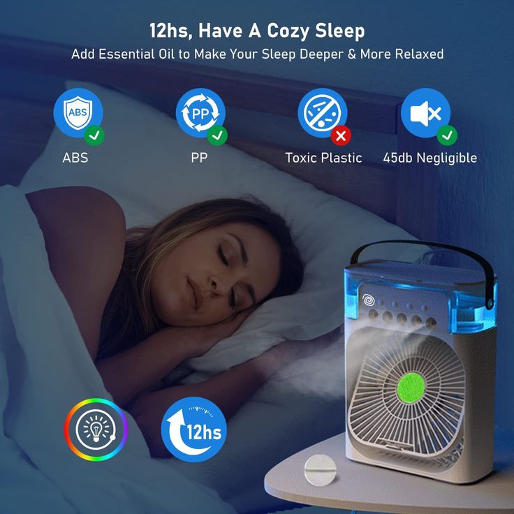 DLC Cooling Fan with Ice UAE KSA –Compact Portable Air Cooler Fan for Home and Office
