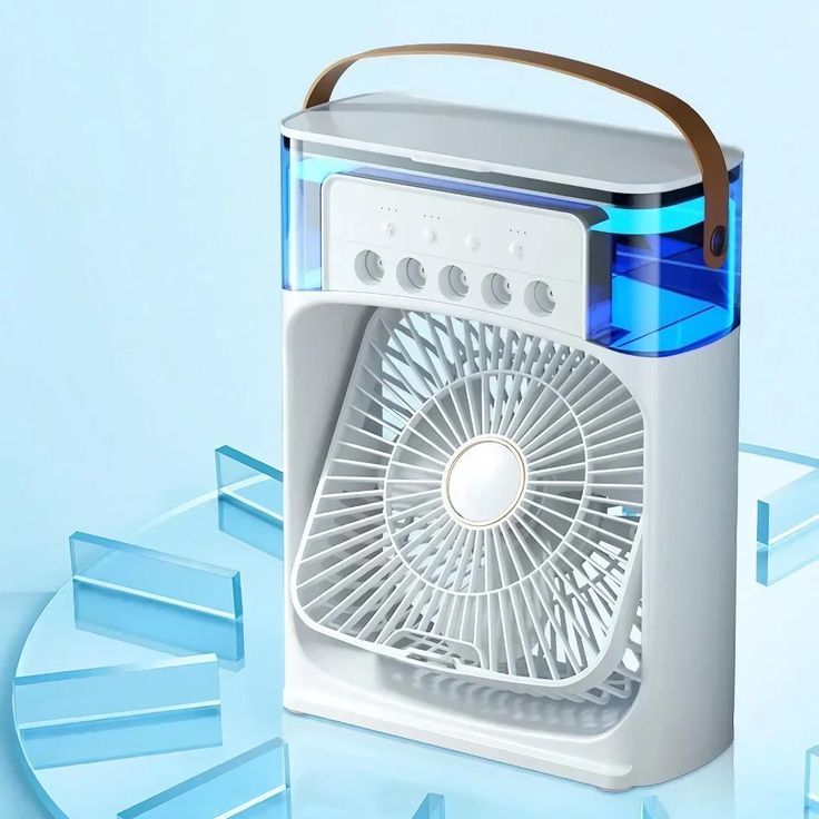 DLC Cooling Fan with Ice UAE KSA –Compact Portable Air Cooler Fan for Home and Office