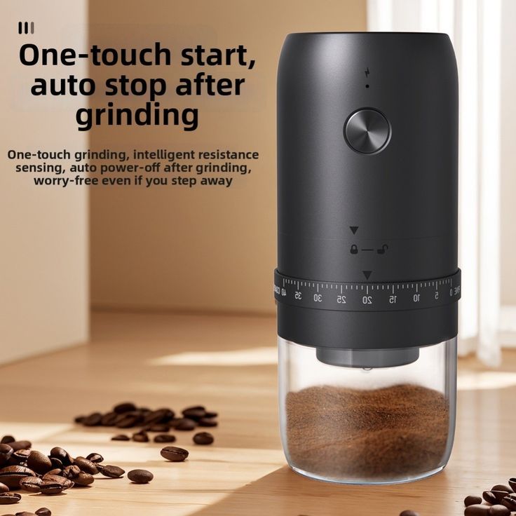 Denx Portable Electric Coffee Grinder Bean Grinder Machine for Home Use UAE KSA