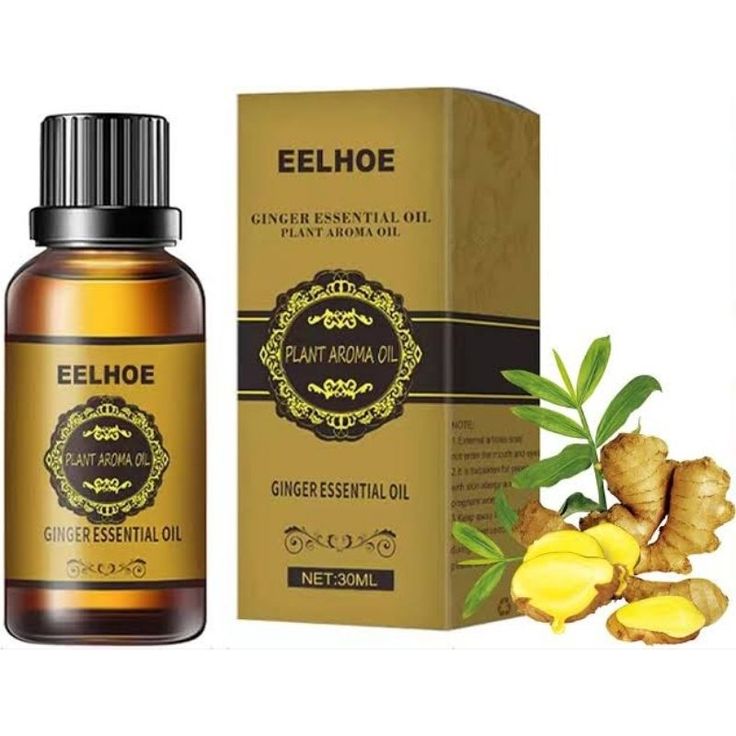 EELHOE Ginger Oil UAE KSA – Herbal Essential Oil for Massage, Skin Care, and Wellness