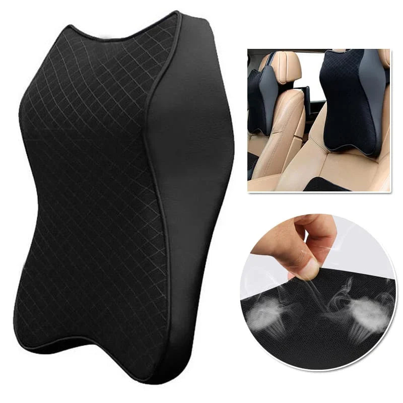 Car Headrest Cushion UAE KSA –Soft Neck Support Cushion for Long Driving Comfort