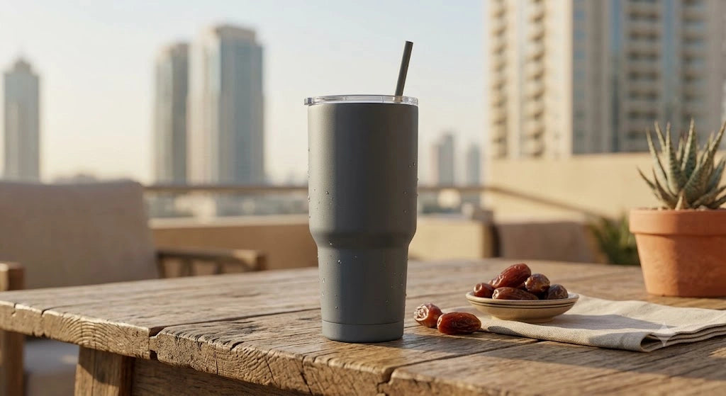 Insulated Tumbler 40oz – Cold 48hrs Hot 12hrs Leak-Proof UAE KSA