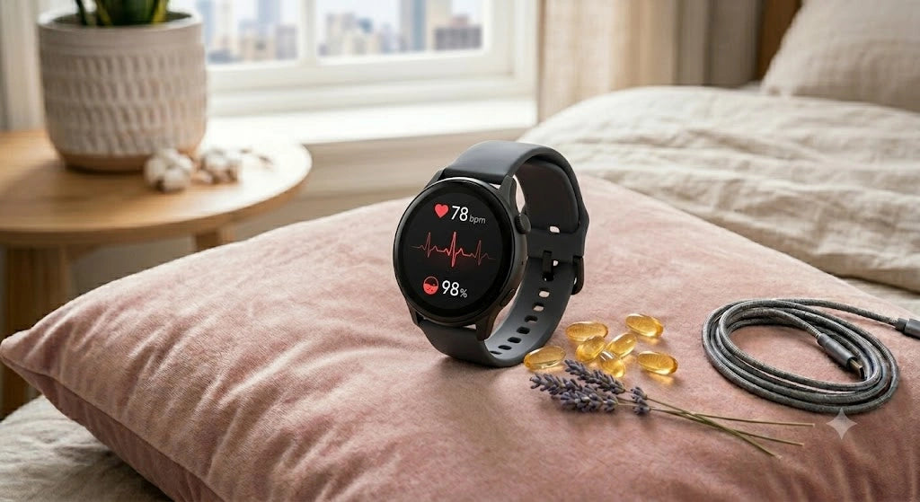 Smart Fitness Watch – ECG Blood Oxygen Heart Rate Monitor UAE KSA
