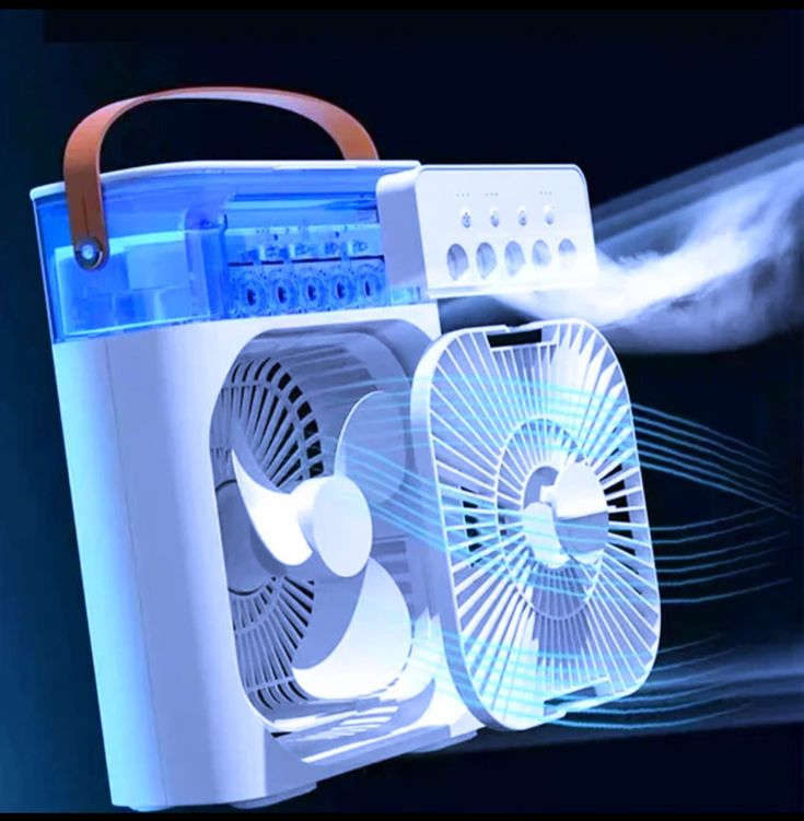 DLC Cooling Fan with Ice UAE KSA –Compact Portable Air Cooler Fan for Home and Office