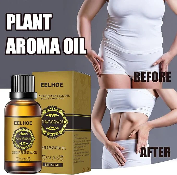 EELHOE Ginger Oil UAE KSA – Herbal Essential Oil for Massage, Skin Care, and Wellness