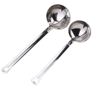 Stainless Steel Skimmer Spoon – Oil & Soup Strainer