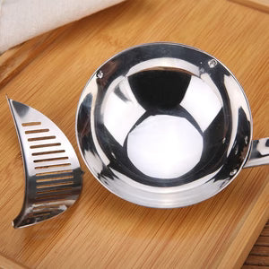 Stainless Steel Skimmer Spoon – Oil & Soup Strainer