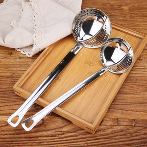 Stainless Steel Skimmer Spoon – Oil & Soup Strainer