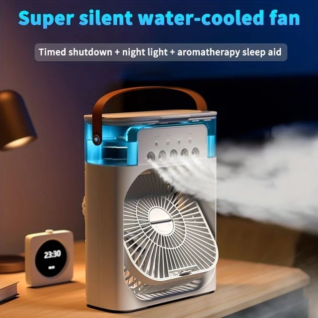 DLC Cooling Fan with Ice UAE KSA –Compact Portable Air Cooler Fan for Home and Office